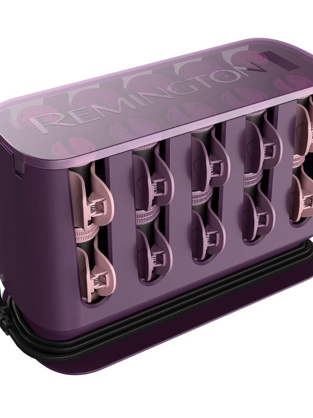 Remington Pro Heated Hair Rollers Set Ceramic Curlers Clips Full Size Kit